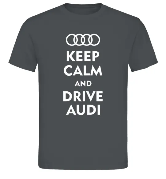 Чоловіча футболка Drive audi Графіт фото