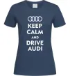 Женская футболка Drive audi Темно-синий Женская футболка Drive audi Темно-синий фото
