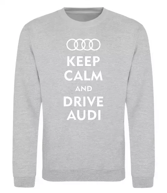 Світшот Drive audi Сірий меланж фото