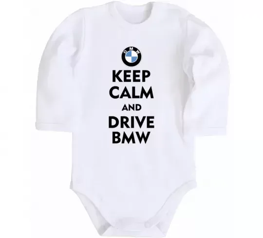 Детский боди Drive BMW Белый фото