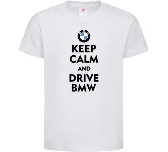 Дитяча футболка Drive BMW Білий фото