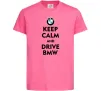 Дитяча футболка Drive BMW Яскраво-рожевий фото