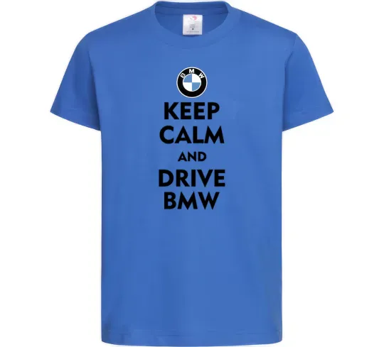 Дитяча футболка Drive BMW Яскраво-синій фото