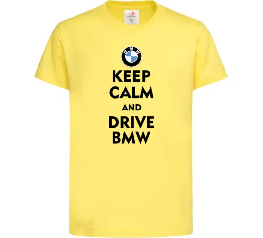 Дитяча футболка Drive BMW Лимонний фото