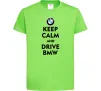 Дитяча футболка Drive BMW Лаймовий фото