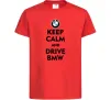 Дитяча футболка Drive BMW Червоний фото