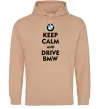Чоловіча толстовка (худі) Drive BMW Пісочний фото