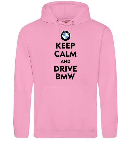 Женская толстовка (худи) Drive BMW Розовый фото