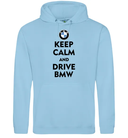 Женская толстовка (худи) Drive BMW Голубой фото