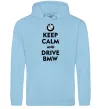 Женская толстовка (худи) Drive BMW Голубой фото