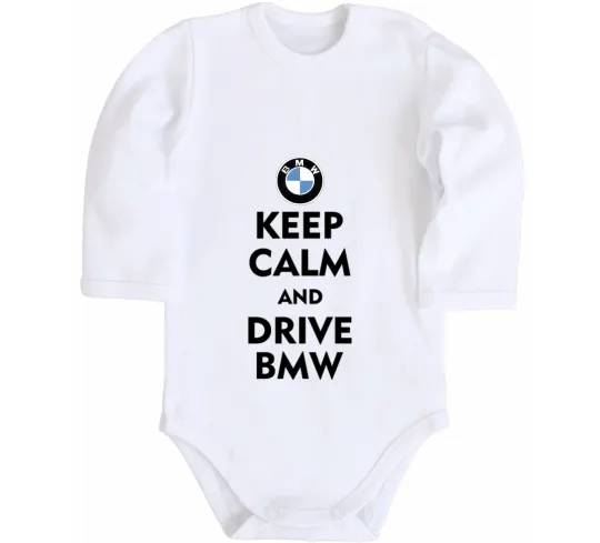 Дитячий бодік Drive BMW Білий фото