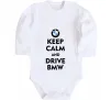 Дитячий бодік Drive BMW Білий фото