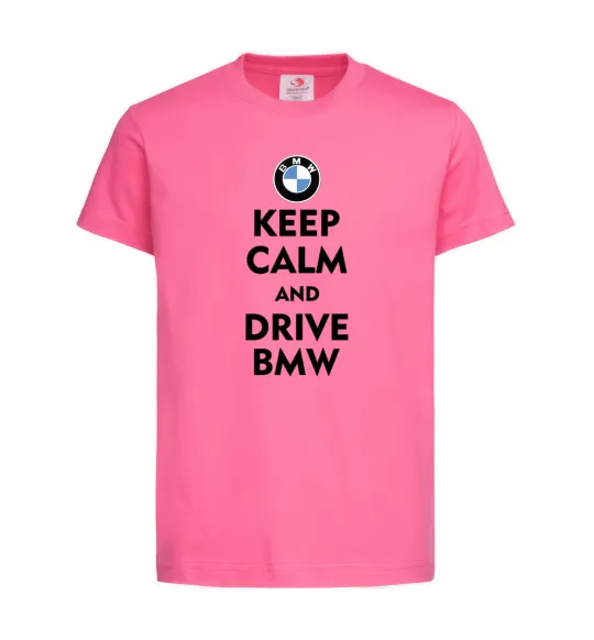 Дитяча футболка Drive BMW Яскраво-рожевий фото