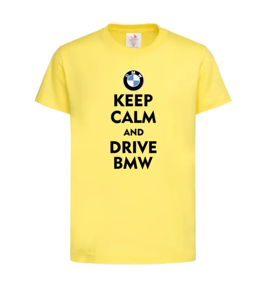 Дитяча футболка Drive BMW Лимонний фото