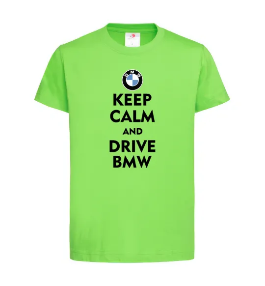 Дитяча футболка Drive BMW Лаймовий фото