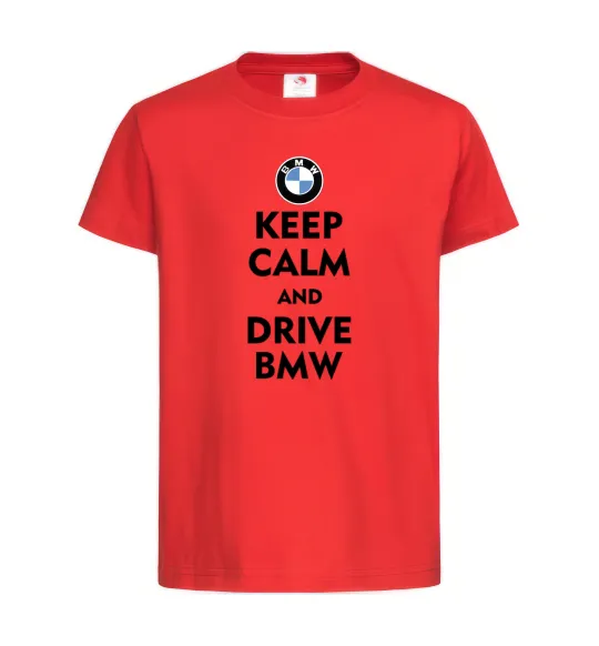 Дитяча футболка Drive BMW Червоний фото