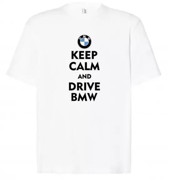 Футболка Оверсайз Drive BMW Білий фото