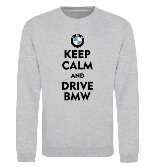 Свитшот Drive BMW Серый меланж фото