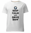 Чоловіча преміум футболка Drive BMW Білий фото