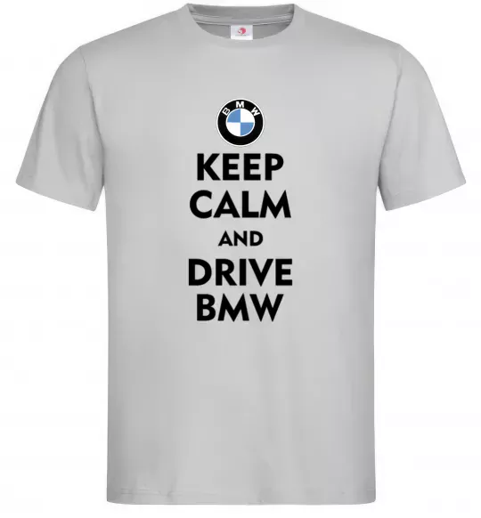 Чоловіча футболка Drive BMW Сірий фото