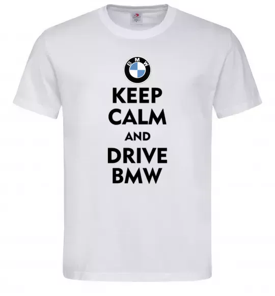 Чоловіча футболка Drive BMW Білий фото