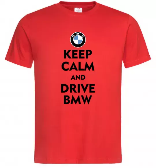 Чоловіча футболка Drive BMW Червоний фото