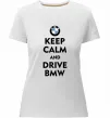 Жіноча преміум футболка Drive BMW Білий фото