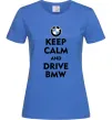Жіноча футболка Drive BMW Яскраво-синій фото
