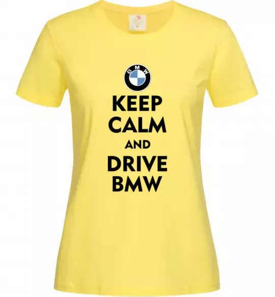 Жіноча футболка Drive BMW Лимонний фото