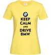 Жіноча футболка Drive BMW Лимонний фото