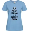 Жіноча футболка Drive BMW Блакитний фото