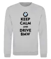 Свитшот Drive BMW Серый меланж фото