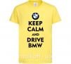 Детская футболка Drive BMW Лимонный фото