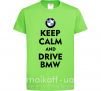 Дитяча футболка Drive BMW Лаймовий фото