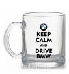 Чашка скляна Drive BMW Прозорий фото