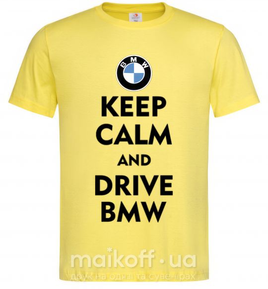 Чоловіча футболка Drive BMW Лимонний фото