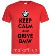 Чоловіча футболка Drive BMW Червоний фото