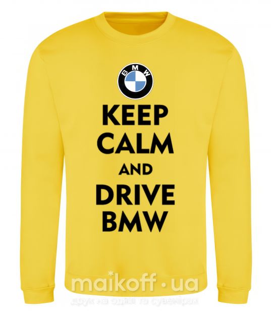 Свитшот Drive BMW Солнечно желтый фото