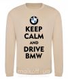 Світшот Drive BMW Пісочний фото