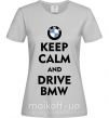 Женская футболка Drive BMW Серый фото