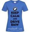 Жіноча футболка Drive BMW Яскраво-синій фото
