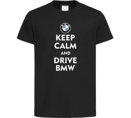 Дитяча футболка Drive BMW Чорний фото