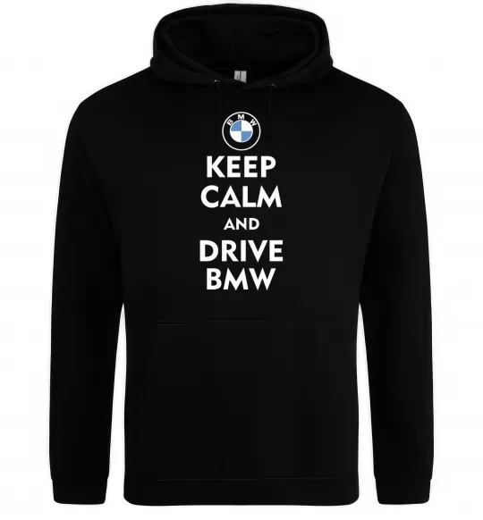 Чоловіча толстовка (худі) Drive BMW Чорний фото
