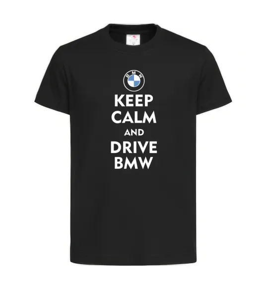 Дитяча футболка Drive BMW Чорний фото
