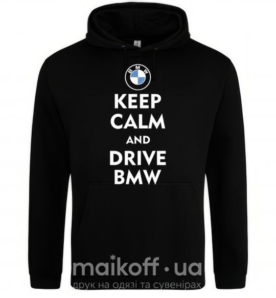 Мужская толстовка (худи) Drive BMW Черный фото
