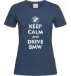 Жіноча футболка Drive BMW Темно-синій фото
