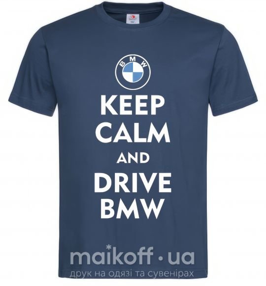Чоловіча футболка Drive BMW Темно-синій фото
