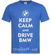 Мужская футболка Drive BMW Ярко-синий фото
