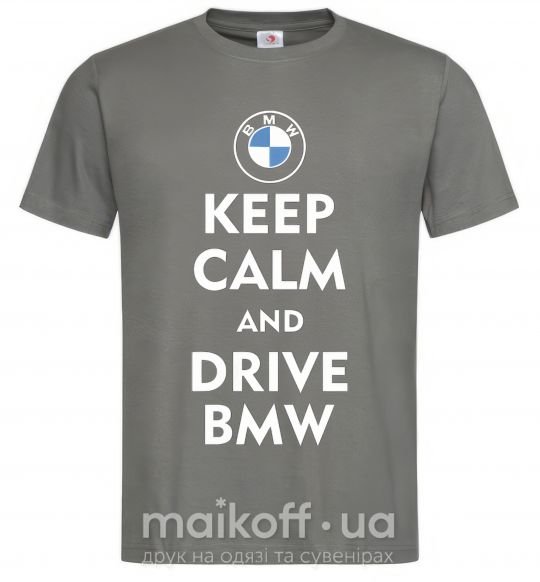 Чоловіча футболка Drive BMW Графіт фото