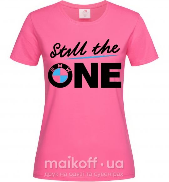 Женская футболка The one Ярко-розовый фото